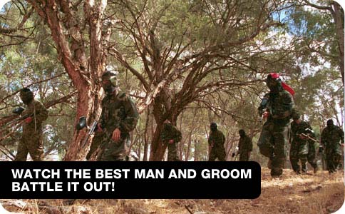 Watch the Best Man and Groom Battle it out!
